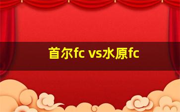 首尔fc vs水原fc